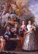 Giuseppe Grisoni The Talman family by Grisoni oil painting